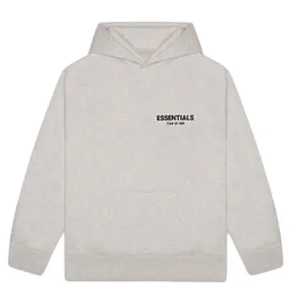 💎✨BRAND NEW✨💎FOG essentials Season 8 double line high street hoodie Gray - Picture 3 of 6